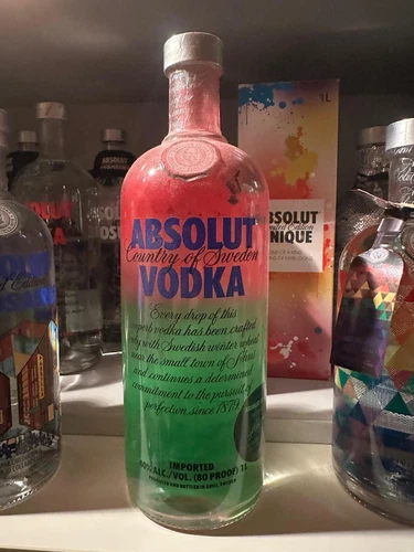 Absolut  Vodka  1 Liter Graffiti
