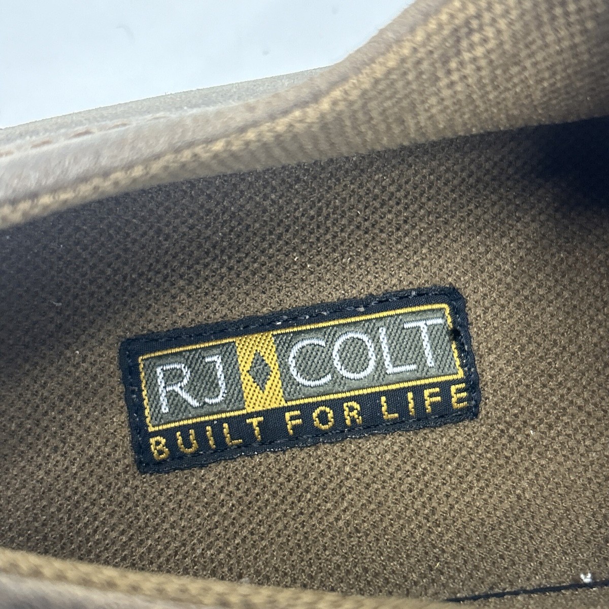 RJ Colt Fletcher Cap Toe Oxford Men\'s Brown Nubuck Leather Lace Shoes Sz US 10.5 RJ Colt Oxford Dress Shoes for Men for sale | eBay main image 2