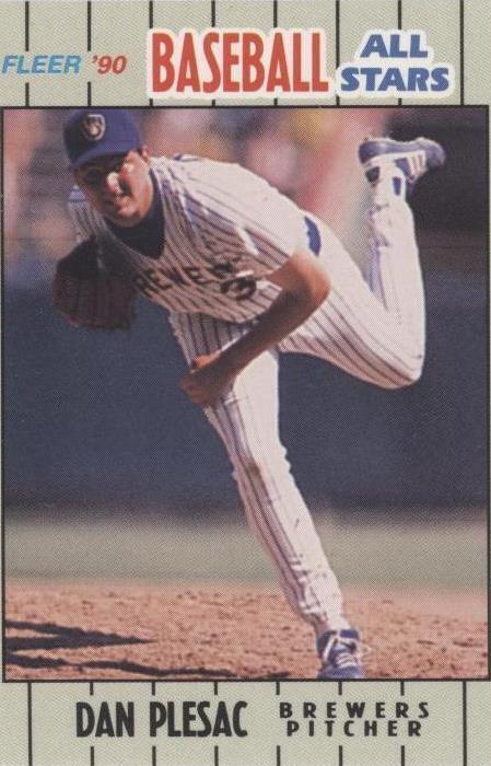 1990 Fleer Baseball All Stars - Dan Plesac #28 - 1 of 1
