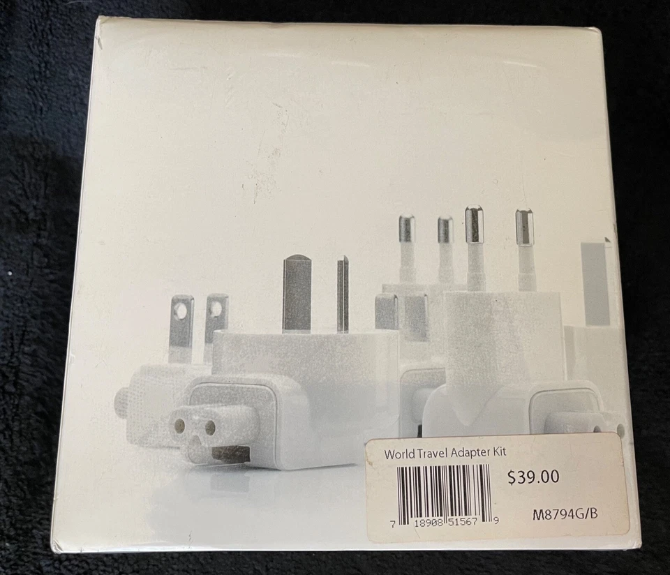 NEW IN BOX Apple World Travel Adapter Kit M8794G/B with 6 adapters  - Image 2 of 3