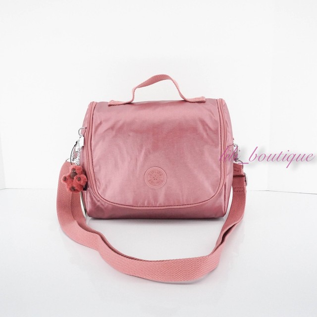 Kipling Ac7255 Kichirou Insulated Lunch Bag Nylon Flourishing Pink