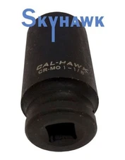 1/2" DR. X 1-1/8" DEEP IMPACT SOCKET 6 POINT Chromium-molybdenum CR-MO Material