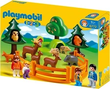 Playmobil 123 Forest Animal Park Set 6772 ~ DISCONTINUED MODEL 