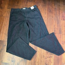 Universal Thread Black Mid Rise Super Wide Leg Jeans Women Size 14 90s Retro