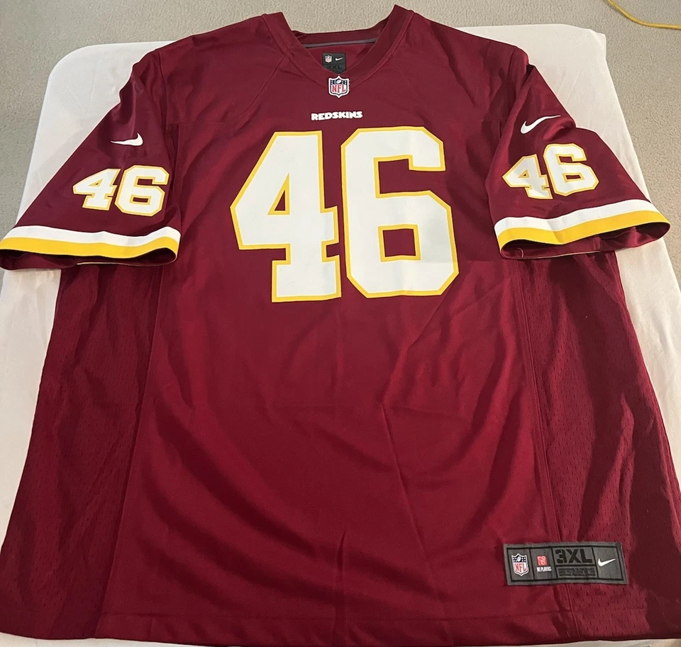Camiseta deportiva Nike NFL Washington Redskins Alfred Morris #46 On Field - para hombre talla XXXL Foto 2 de 4