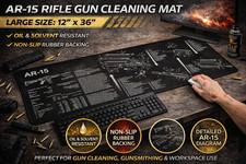 AR-15 Tactical Gun Cleaning Mat 35.4 15.7 Heavy-Duty Non-Slip Armorer Bench Pads