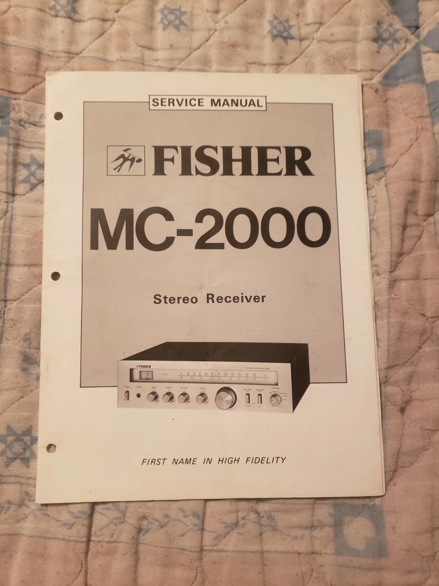 Las mejores ofertas en Fisher MC en los manuales Electrónicos