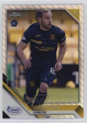 2021 Topps Chrome SPFL Scottish Premier League Refractor Scott Pittman #98 17h5