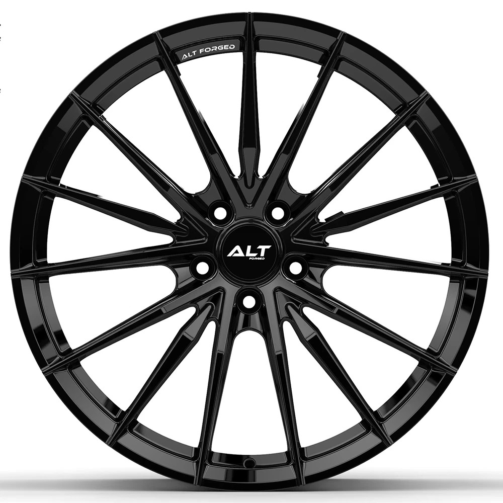 20"/20" ALT-8 Mono Block Forged Gloss Black Wheels for Audi R8 Gen 1