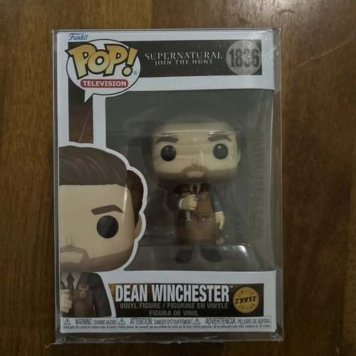 Dean Winchester Supernatural  Funko Pop! Figure #1836 CHASE With Protector
