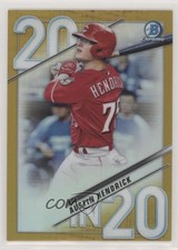 2020 Bowman Draft 20 in '20 Gold Refractor 2/50 Austin Hendrick #20IN20-AH 0c6