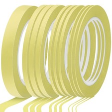 10 Rolls Pinstripe Tapes Vinyl Thin Automotive Masking Tape for Curves Automo...