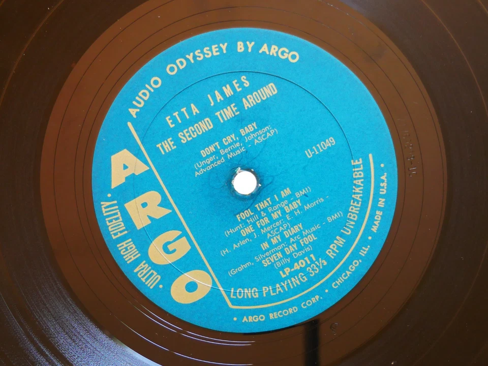 ETTA JAMES The Second Time Around LP ARGO LP-4011 US 1961 MONO Soul Blues - Image 3 of 4