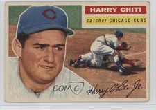 1956 Topps Harry Chiti (Gray Back) #179 2k3