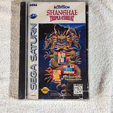 Shanghai: Triple-Threat Activision Sega Saturn NTSC-U