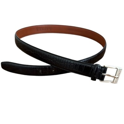 Ralph Lauren genuine crocodile belt Silver-Buckle Alligator Belt main image 4