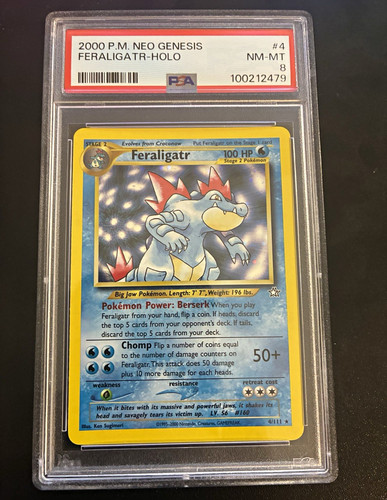 Feraligatr (Unlimited) graded PSA 8 for sale on eBay