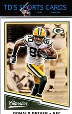 2017 Panini Classics #124 Donald Driver Blue Back #/175
