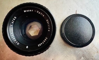 NICE! M42 MEYER Optik Görlitz ORESTOR 1.8/ 50mm 1:1.8 ZEBRA M42 Mount & caps