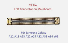 2x Connettore FPC Samsung A12 A13 A22 A23 A24 A32 A33 A34 A02 LCD Scheda Madre Oro