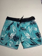 volcom swimwear swim trunks shorts, 'bleeding leaf', men's 40 nwt 1353