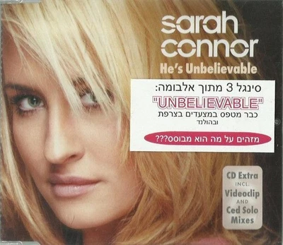 Sarah Connor – He's Unbelievable (CD, Epic EPC 673501 5) - Imagen 1 de 4
