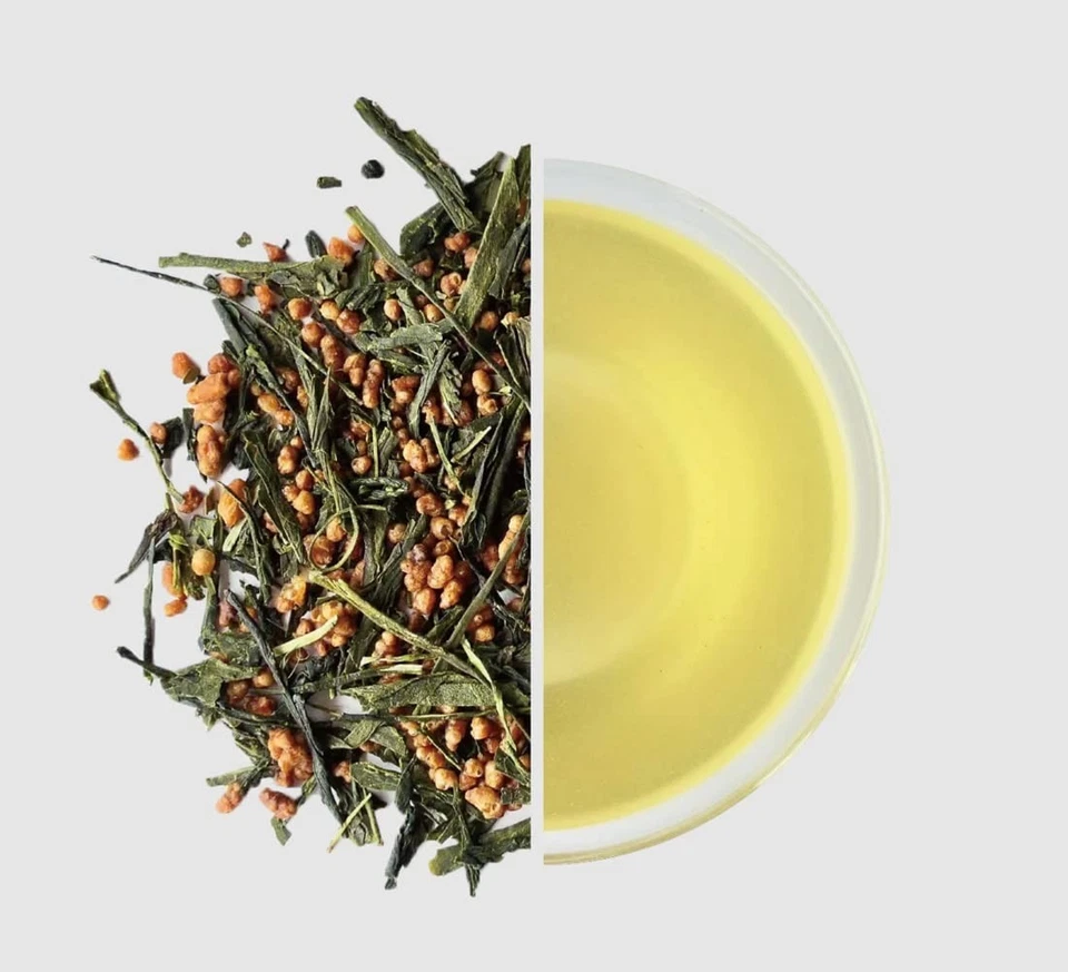 Genmaicha Green Tea Premium Sencha & Roasted Rice - Japanese Genmai Cha - Image 3 of 4