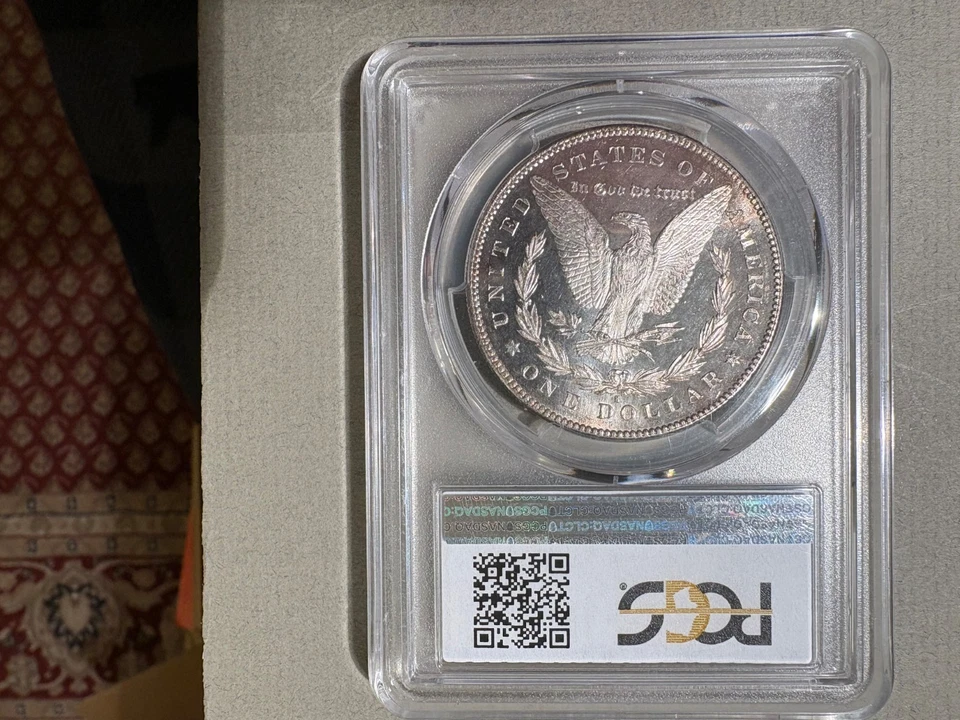 Dólar de plata Morgan 1878 S graduación profesional MS 63 DMPL a prueba de espejo profundo como Foto 2 de 2