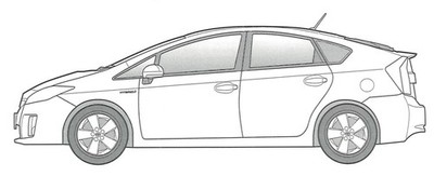 Fujimi Model 1/24 Inch Up Series No.284 Toyota Prius (ZVW30) G/Touring Selection