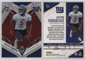 2022 Panini Phoenix Rookies Red /250 Kayvon Thibodeaux #168 Rookie RC