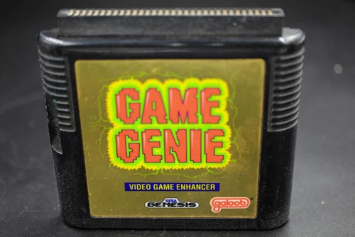 Game Genie Video Game Enhancer (Sega Genesis, 1992) gold label