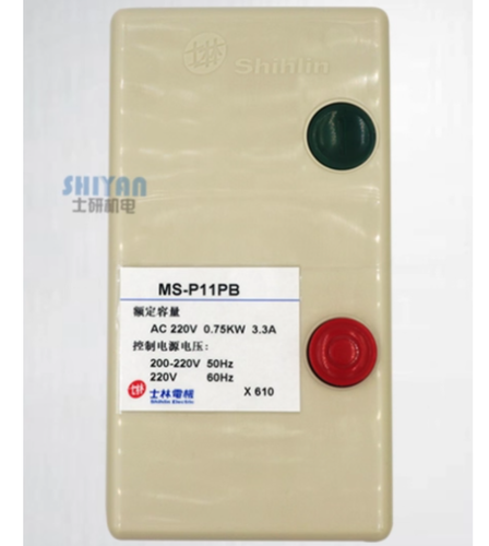 1PC NEW Shihlin Motor starter Magnetic starter MS-P11PB 220V 2.2KW 9A #AA - Bild 2 von 5