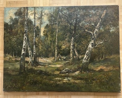 Camille Magnus - Waldlandschaft BarbizonSchule 19. Jahrhundert