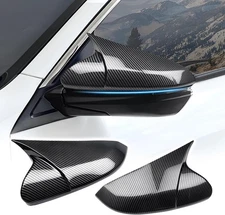 For Honda Civic OX Horn Carbon Fiber 2016-21 Rear View Mirror Cover Cap Trim USA