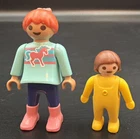 Vintage Early 1970s German Play Mobile Child Doll & 1992 Red Haired Girl Toys