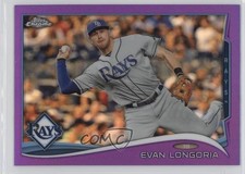2014 Topps Chrome Retail Purple Refractor Evan Longoria #99 1f0