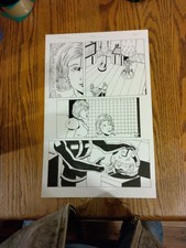 Compu-M.E.C.H. Original Comic Book Artwork Issue #28 Page #27 By Theodore Riddle