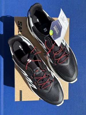 Salomon Supercross 4 Schwarz/Weiß Gr. 45 1/3 Neu OPV