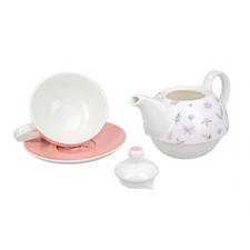 Teekannen Set mit 3-tlg. "Tea For One"