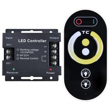 DC12-24V 18A LED Strip Light RF Touch Remote Controller Dimmer
