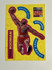 1996-97 1996 UD COLLECTOR’S CHOICE STICK-UMS DENNIS RODMAN THE WORM 🐛 #S4 HOF