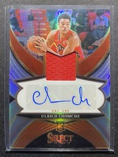 ULRICH CHOMCHE -- 2024-25 SELECT RPA ROOKIE SILVER PRIZM PATCH RC AUTO /199