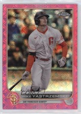 2022 Topps Chrome Logofractor Edition Pink Refractor /199 Mike Yastrzemski 0y0n