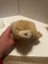 Gund Snuffles Teddy Bear Light Beige Plush 7 Vintage 1980 Made In Korea