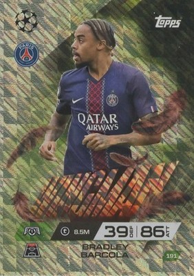 Match Attax Champions League 25/26 EXTRA 191 Wingman Bradley Barcola