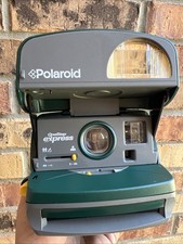 POLAROID 600 ONE STEP EXPRESS GREEN, INSTANT FILM CAMERA Untested