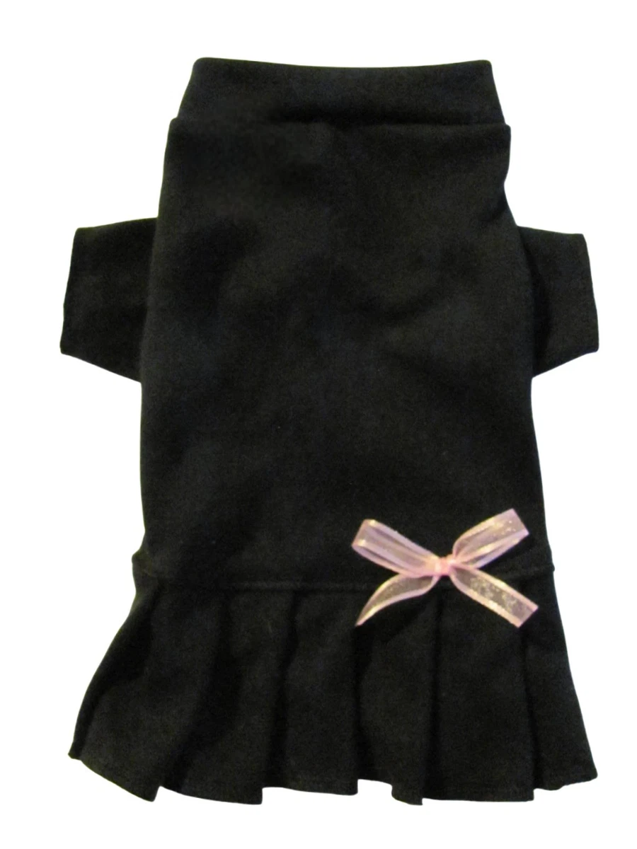 dress with black leather jacket Black Block Print Dog Kurta main image 0