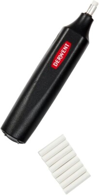 Batteriebetriebener Radierer Kunstwerkzeug Zeichenzubehör (2301931) Derwent Neu-geöffnet
