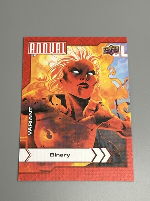 Binary 2022-23 Upper Deck Marvel Annual Canvas Variant Cover Parallel #5