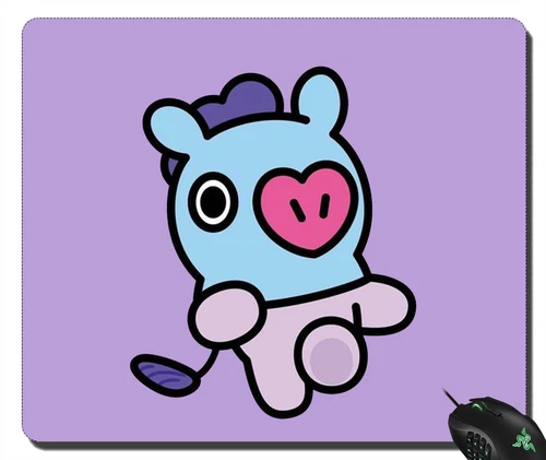 Bts Bt21 Study Planner Tata 3 mousepad macbook dell lenovo hp